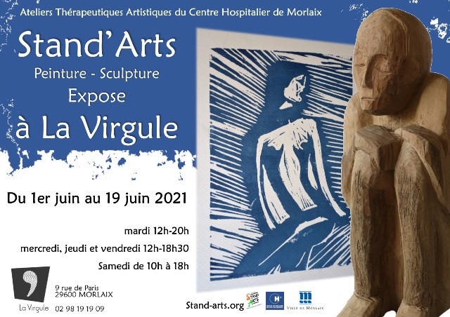 Exposition peinture et sculpture à la Virgule