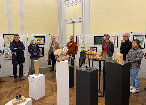 L’exposition à l’Hôtel de Ville 