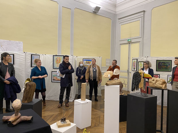 L’exposition à l’Hôtel de Ville 