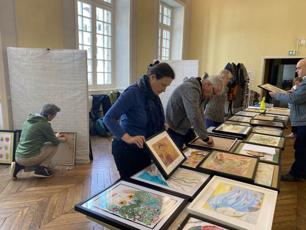 L’exposition à l’Hôtel de Ville 