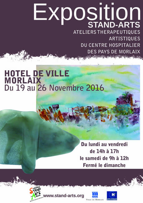 Expo peinture et sculpture Mairie de Morlaix 2016